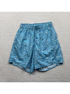 Guy Harvey Boardshorts Size S Mens Blue Fish All Over Print  Swim Trunks Shorts